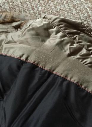 Peuterey жіночий пуховик з хутром кролика оригінал (40 - s)8 фото