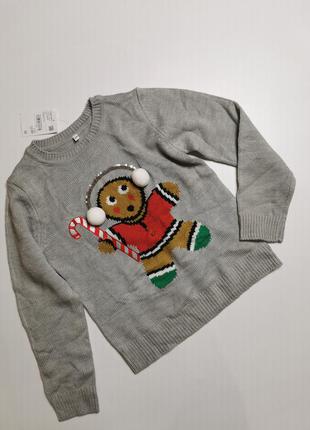 Новорічний светр новогодний свитер с бубенцами1 фото