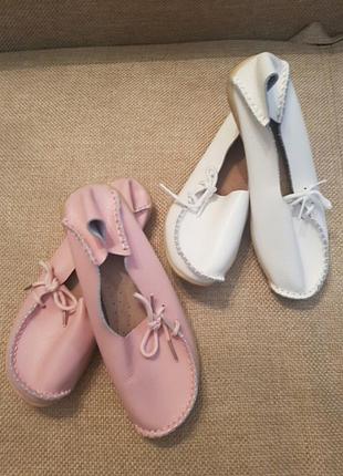 Шкіряні туфлі мокасіни 35 розмір