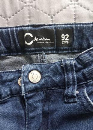 Джинси дитячі на хлопчика 92 розмір 2 роки skinny cubus cdenim3 фото