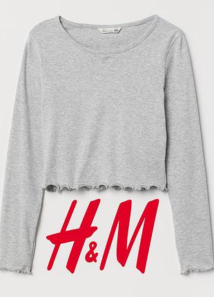 Короткий реглан для дівчат 10-12 років від h&m (швеція