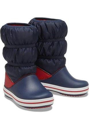 Зимові чоботи дутики крокс оригінал c61 фото