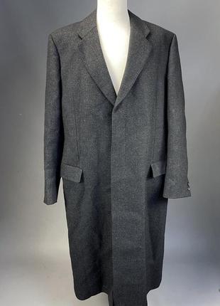 Пальто фирменное, длинное scabal milano