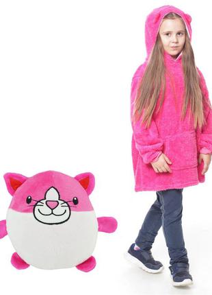 Детская толстовка-игрушка худи (трансформер 3в1) huggle pets hoodie1 фото