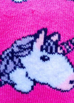 Махрові шкарпетки з поні для дівчинки з силіконом4 фото