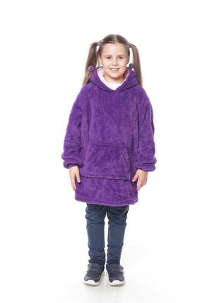 Детская толстовка-игрушка худи фиолетовый (трансформер 3в1) huggle pets hoodie7 фото