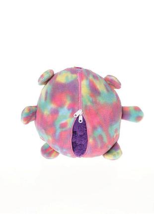 Детская толстовка-игрушка худи фиолетовый (трансформер 3в1) huggle pets hoodie3 фото