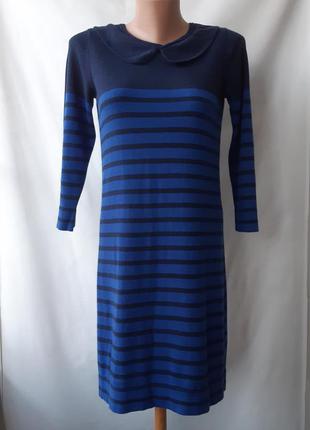 Платье трикотажное в полоску joules, размер 8/10