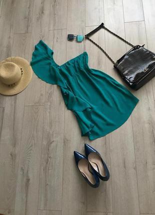 Эклюзивное плаття 👗0987 сукня на одне плече 8
