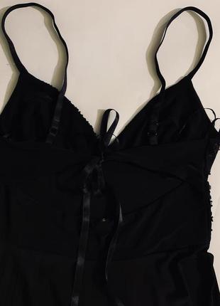 Чорне плаття з відкритою спиною6 фото