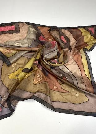 Платок sissi шелковый, подшит вручную