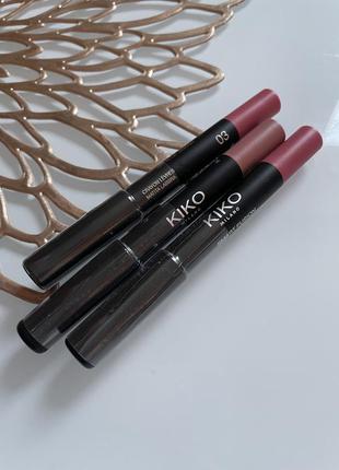 Матовый карандаш тинт для губ kiko milano