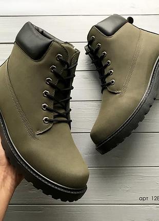 Зимові черевики хакі 45 размер 29см ( khaki ) зимние ботинки цвета хаки