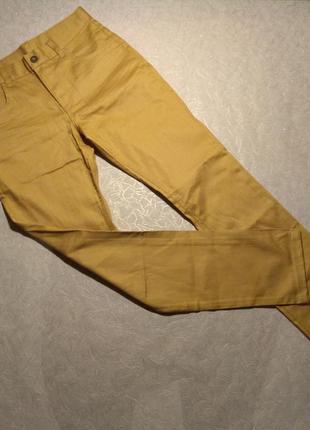 Плотные коттоновые штаны на 14-16 лет1 фото