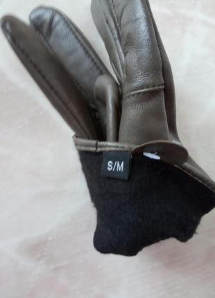 Перчатки кожаные 3
