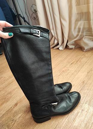 Итальянские кожаные сапоги