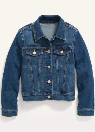 Джинсовая куртка джинсовый пиджак для девочки old navy сша1 фото