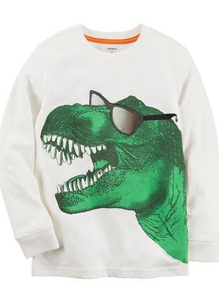 Реглан с динозавром на 7 и 8 лет, 7т 8т carters америка