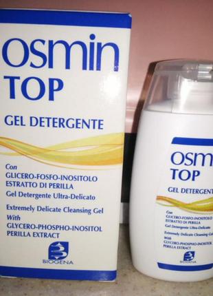 Деликатный очищающий гель для атопичной кожи biogena osmin top gel detergente histomer1 фото