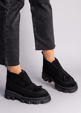 Зимові черевики лофери