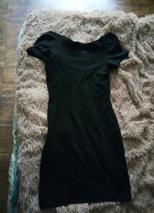 Платье черное zara2 фото