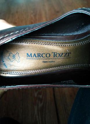 Кожанные туфли marco tozzi8 фото