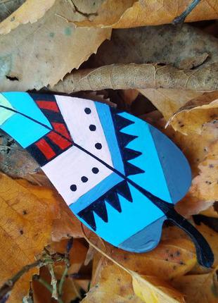 Брошка "яскрава осінь"