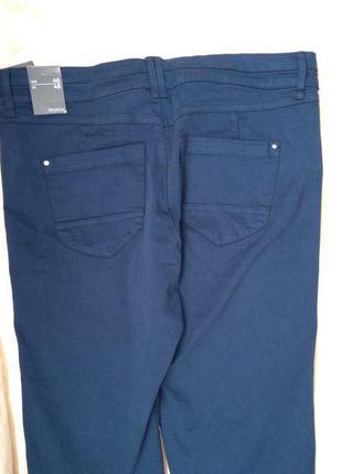 Женские темно-синие плотные с высокой посадкой джинсы,yessika3 фото