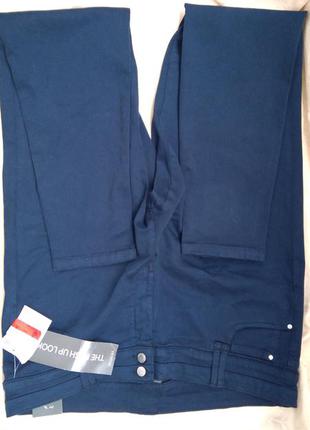 Жіночі темно-сині щільні з високою посадкою джинси,yessika4 фото