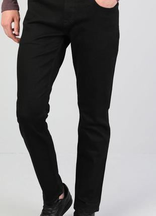100% коттон мужские черные классические брендовые джинсы  big star w33l321 фото