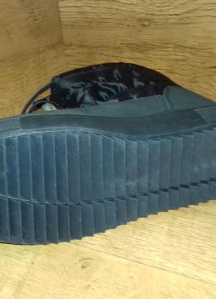Сапоги ботинки дутики зимние утеплённые на меху женские restime р. 36-392 фото