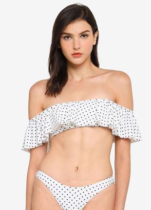 Верх купальника а горошок