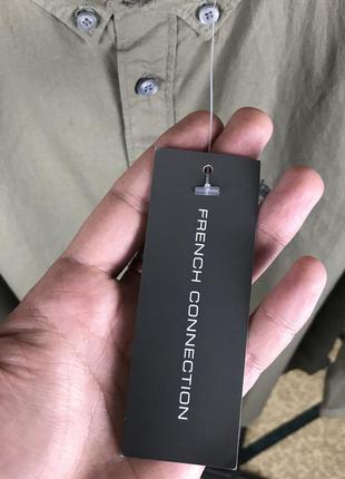 Новая рубашка цвета хаки french connection vn2