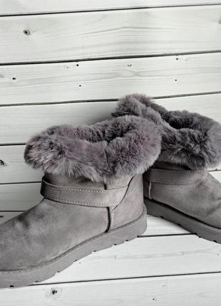 Угги ugg зимние сапоги полусапоги на меху с мехом3 фото