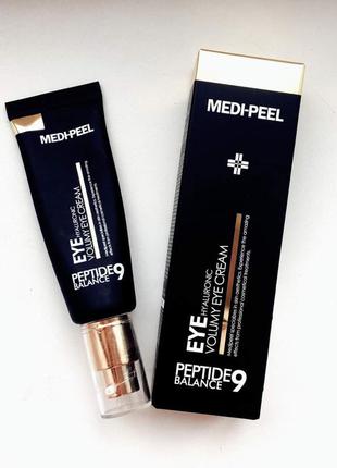 Омолаживающий крем для век с пептидами medi-peel peptide balance9 eye hyaluronic volume cream