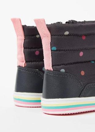 Непромокаемые ботинки сапоги для девочки от бренда george2 фото