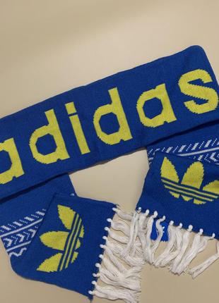 Крутой тёплый оригинальный шарф adidas1 фото