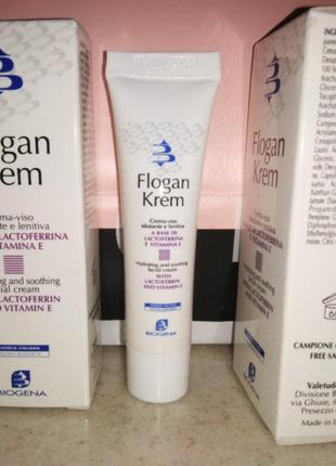 Заспокійливий гель-крем для гіперактивної шкіри histomer biogena flogan gel , новий