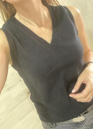Gerry weber черный жилет//жилетка-безрукавка к рубашке