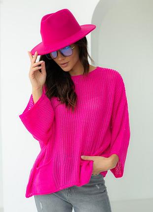 Женская кофта-сетка с рукавами три четверти в ассортименте