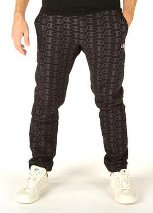 Спортивні штани champion logo print reverse weave joggers