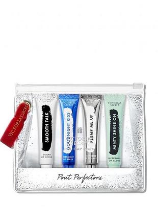 Набор по уходу за губами pout perfectors lip set pink vs (4