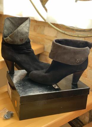 Elche ботильйони замш 40-41 розмір з відворотом el-063a02v