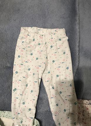 Штаны, штаники домашние пижамные на девочку рост 68-744 фото