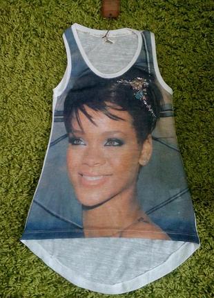 Майка с удлиненным задом