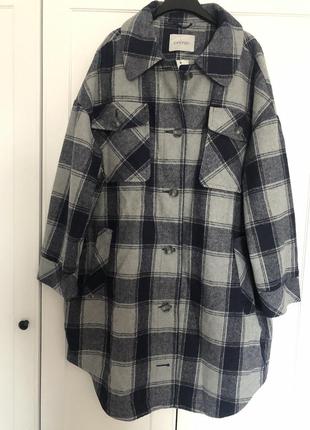 Пальто - сорочка george, пальто для беременных, стильное пальто, пальто xl1 фото