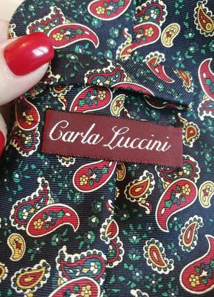Красивий галстук carla luccini3 фото