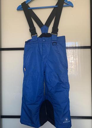 Зимние лыжные штаны lupilu (86/92см)1 фото