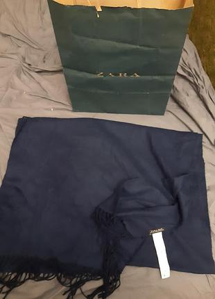 Zara фирменний шарф оригинал из шотландии.