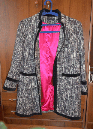 Пиджак теплый удлиненный1 фото
